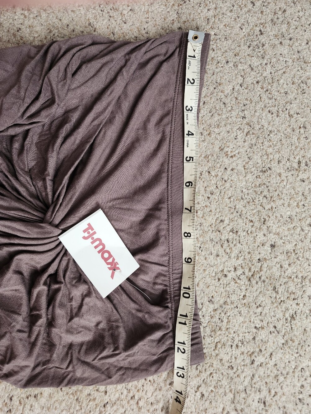 New T.J.Maxx Women's Asymmetrical Brown Midi Skirt - Picture 4 of 6